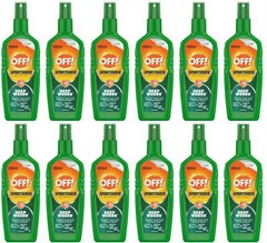 OFF Sportsmen Deep Woods Insect Repellent II Spritz 12 Pack -6 oz Deet Zika W
