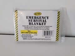 Mayday «Emergency Survival Blanket» SEALED/Brand NEW, (84″ x 52″)