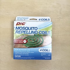 4 Pack – PIC Mosquito Repelling Coils – 10 Coils Each – Model C-10-12.