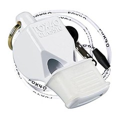 Classic CMG Pealess Safety Whistle, 115 dB, White – 9603-0708