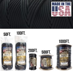 TOUGH-GRID 550 Paracord Rope Nylon Parachute Cord, Made in USA Survival Kit, …