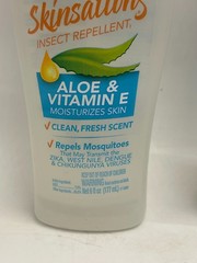 2 Pk Cutter Skinsations Insect Repellent Aloe & Vitamin E Clean Fresh Scent 6 oz