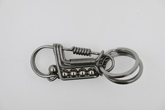 Stainless Steel keychain Handicraft Key Ring Car Keyring