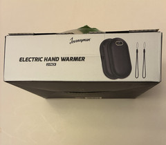 Journeyman Electric Hand Warmers 2-Pack (Two) Black Electric Hand Warmer Set