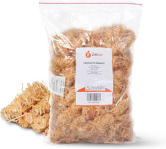 Fire Starters for Woodstoves – XXL Pack of 100 Charcoal and Wood Fire Starters f