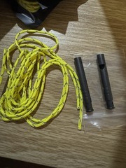 Titanium Emergency Whistle,120db with Lanyard,Outdoor Survival.2pack Best Price