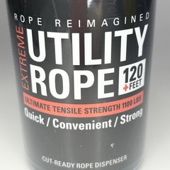 Rapid Rope Utility Canister 120ft Orange Flat Tactical Paracord, USA, 1100lb
