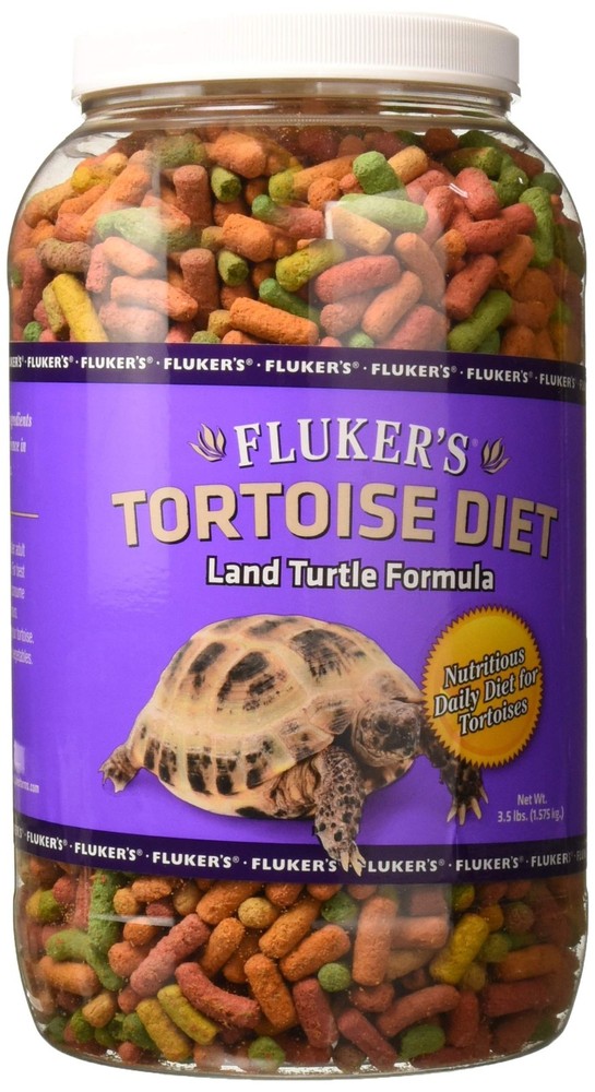 Fluker’s Tortoise Diet, Large Pellet Food, Land 3.5 Pound (Pack of 1), 3.4lbs