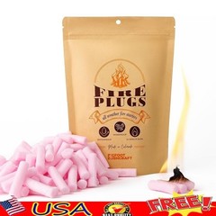 Extra Hot Waterproof Fire Plugs Non Toxic Firestarter Multi Use Compact