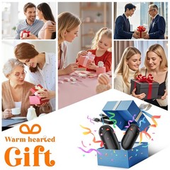 AI Hand Warmers Rechargeable 2 Pack, Smart Chips Electric Black