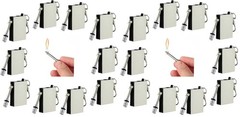 10 Pcs of Emergency Survival Camping Fire 10 Pieces (Pack 2), Silver