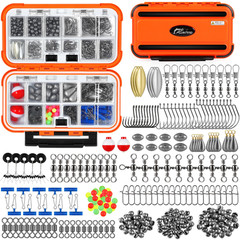 PLUSINNO Fishing Gear 6.3″ x 3.7″ x 1.8″, 253pcs Accessories Kit