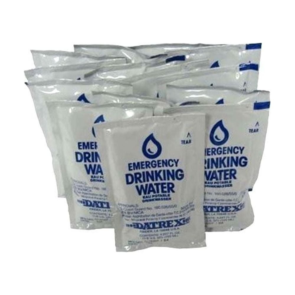 SALE NOW!! Datrex 125-ml Emergency Disaster or Survival Water Pouch (Pack of 64)