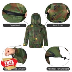 Tongcamo Mosquito Net Suit Woodland M-L