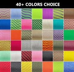 Paracord 325lb Diameter 2.7mm – 5 Strand Parachute Spool Cord – 100 ft Black