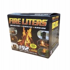 Fire Liters 10192 192 Pack Fireplace Firewood Charcoal BBQ Lighters – 4 Pack