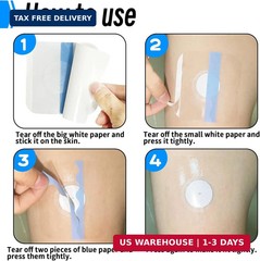 Waterproof Sticker for Freestyle Libre 3 Sensor Covers-100 PCS Waterproof for Fr