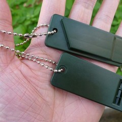 Adjustable Length Survival Pennywhistle Outdoor Safety Suitable for Hiking