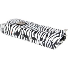 Multiguard 80 mill volt Stun Gun Rechargeable LED Flashlight 120 DB alarm Zebra