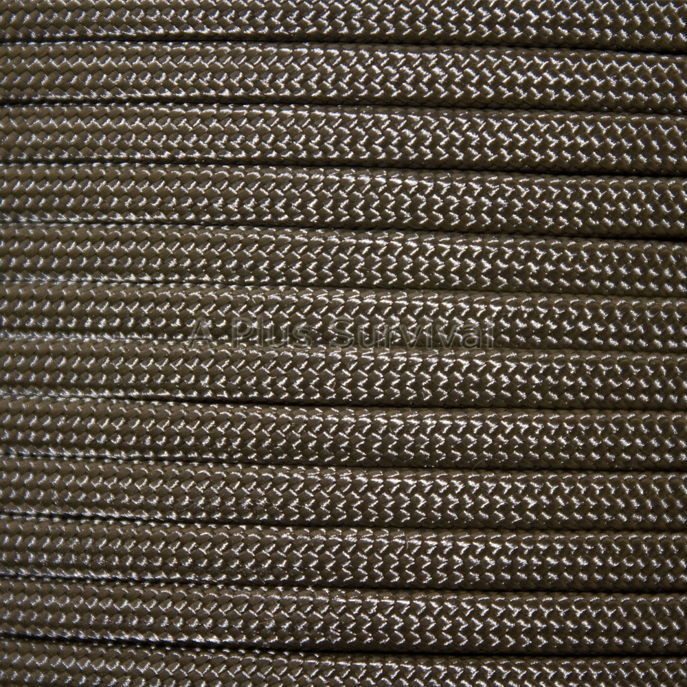 Dark Grey Paracord 100 Foot 550 lb Bracelet Camping Survival Kit Rope Cord