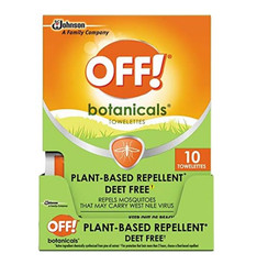 OFF! Botanical Wipes 10 Count (Pack of 1)