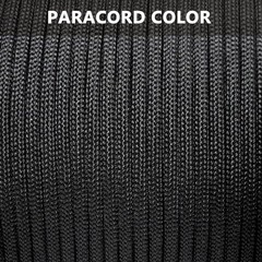 Paracord 325lb Diameter 2.7mm – 5 Strand Parachute Spool Cord – 100 ft Black