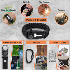 Kit de supervivencia 35 en 1, equipo y equipo de supervivencia potente