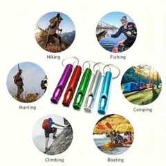 1/2/3/5/10/20x Survival Whistle Keychain 180dB Emergency Outdoor Safety Hiking