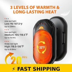 UNIHAND AI Hand Warmers 2 Pack – 20Hrs Safe Heat Portable Electric Heater