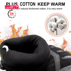 QILOVE Heated Gloves, Rechargeable Hand Warmers for Men Women – 4.5V-L, Black