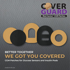 CGM Overpatch | Freestyle Libre 3 | Tan Full Coverage Design| 25-Count | Waterpr