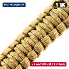 M-Tac Paracord Bracelet – Tactical Survival Wristband with Fastex Buckle – 7-Str