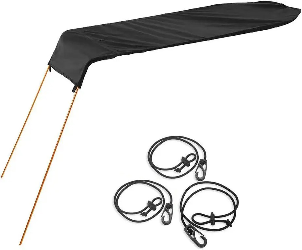 Kayak Sun Shade Awning Tent Inflatable Boat Canopy Sunscreen Rain Protectordetac