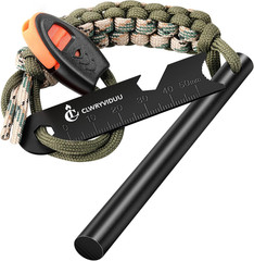 Survival Fire Starter, 4 Inch Ferro Rod, Flint Fire Starters for Hiking and Camp