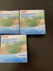 5 Pack Lot – PIC Mosquito Repelling Coils – 10 Coils Each – Model C-10-12 NIB