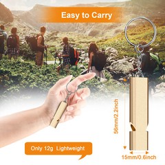 1-10Pack 120db Loud Emergency Survival Whistle Camping Hiking Keychain Outdoor