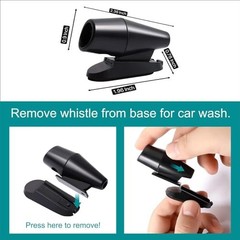 8Pcs Deer Whistles for Vehicles Wind Activated Black 8 Pack C
