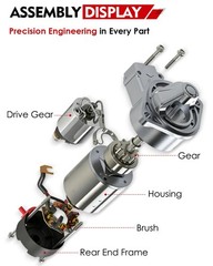 Aotpat Starter Motor For-Honda Crv 2.4L 2002 2003 2004 2005 2006 1.6Kw 12V