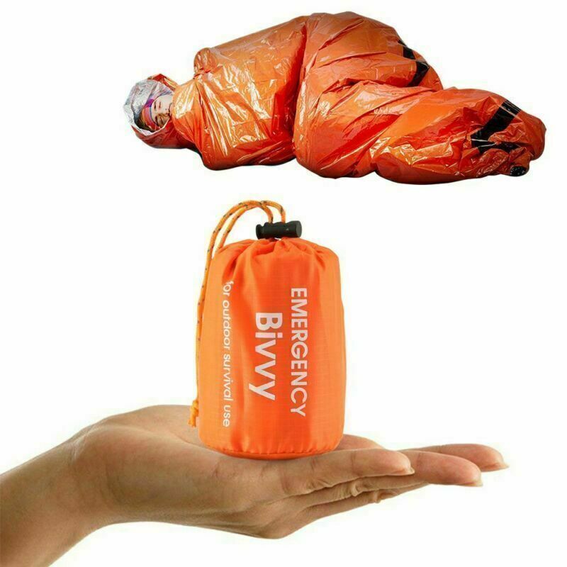 1-2X Emergency Sleeping Bags Thermal Blanket Waterproof Outdoor Survival Camping