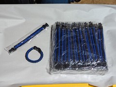 (100) 10″ Police Paracord Bracelets w/Lock Clip (.75 each) Makes A Great Gift