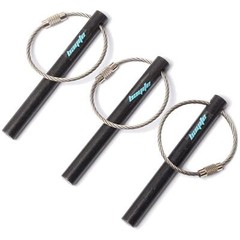 Ferrocerium Fire Starter Rods with Keychain Ring 3.14 Inch 3-Pack