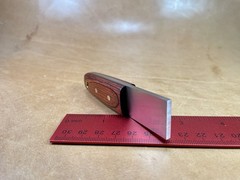 Bushcraft Striker Firesteel Scraper For Ferro Rod Carbon Steel Dymondwood Handle