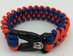Chums Rainier Paracord Survival Bracelet Blue Orange Pre-Owned