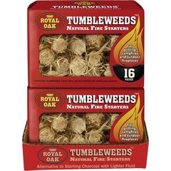 Oak Red Box Tumbleweeds All Natural Odorless Fire Starter (16-Pack) OAK