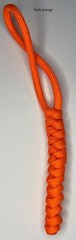 550 Paracord Keychain ID Lanyard USA Seller Orange Color