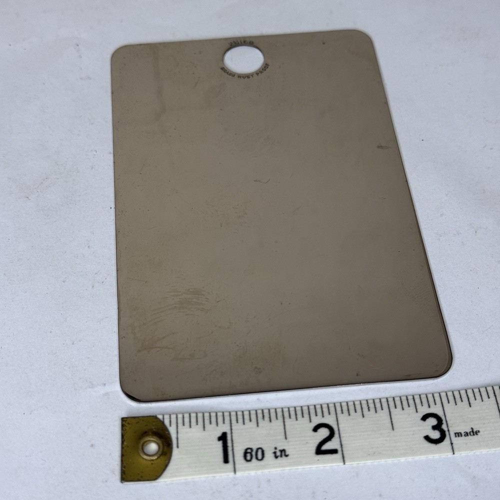 Vtg Umico Military ? Brass Emergency Signaling Signal Shaving Mirror Camping