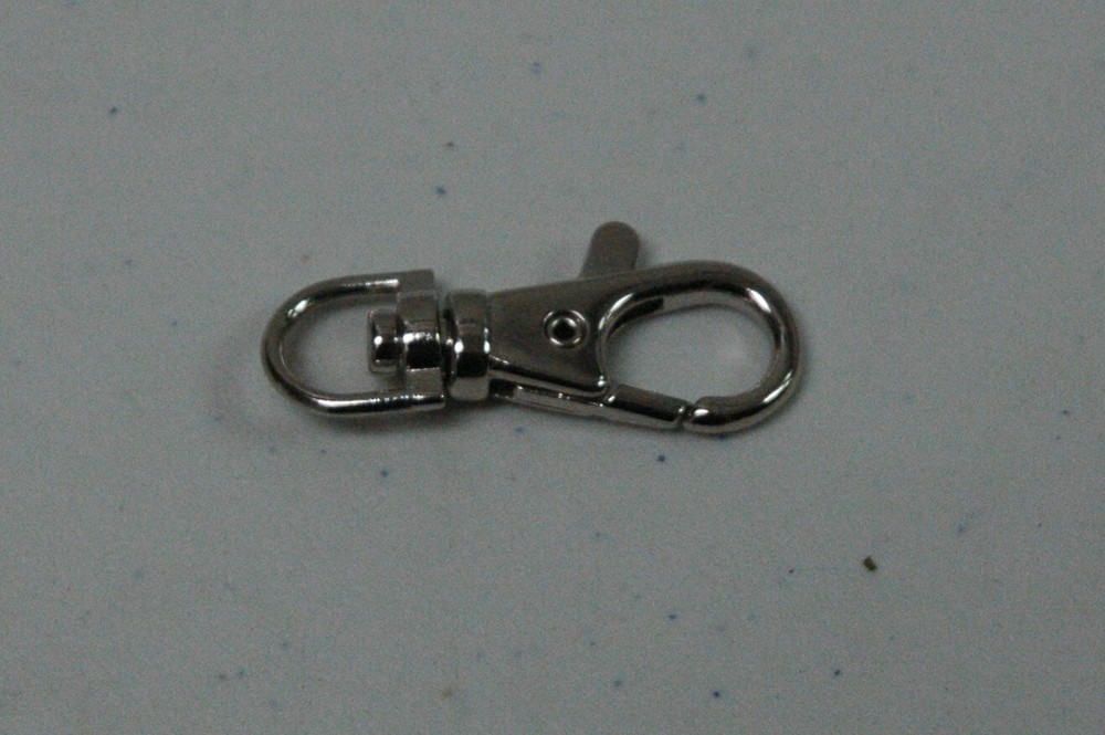 Lot of 20 Metal Hook Spring Clips, Camping, Survival, Paracord Accessory