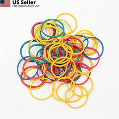 200g Rubber Bands for Tie Dye Projects Assorted Sizes Arts and Crafts DIY New