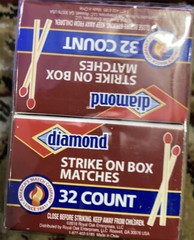 GreenLight Diamond Strike on Box Matches, 32 Count (Pack of 10)