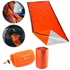 2 Packs Waterproof Emergency Sleeping Bag Thermal Outdoor Survival Camping Bag